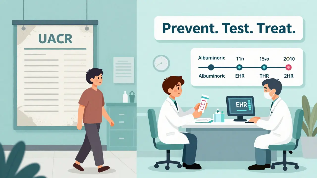 Contrast between neglected kidney screening and proactive care in a clinic setting