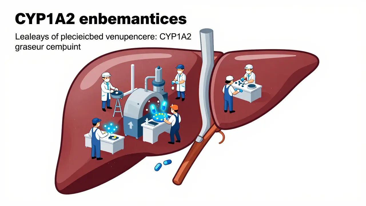 Clozapine and Tobacco Smoke: How CYP1A2 Changes Your Medication Levels